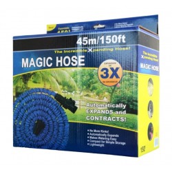 Растягивающийся шланг, Magic Hose 3Х, с распылителем, 45м